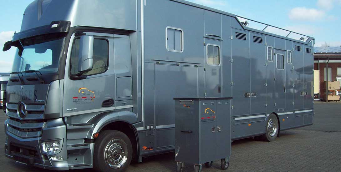 A matching saddle cabinet for your horse transporter